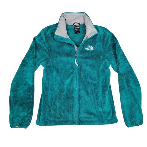 The North Face Jacket Women S Fleece Green Full Zip - Picture 1 of 10